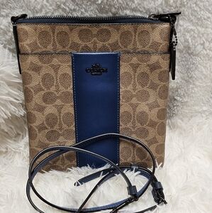 COACH Bags Kitt Messenger Crossbody Bag in Colorblock Signature Canvas  41321